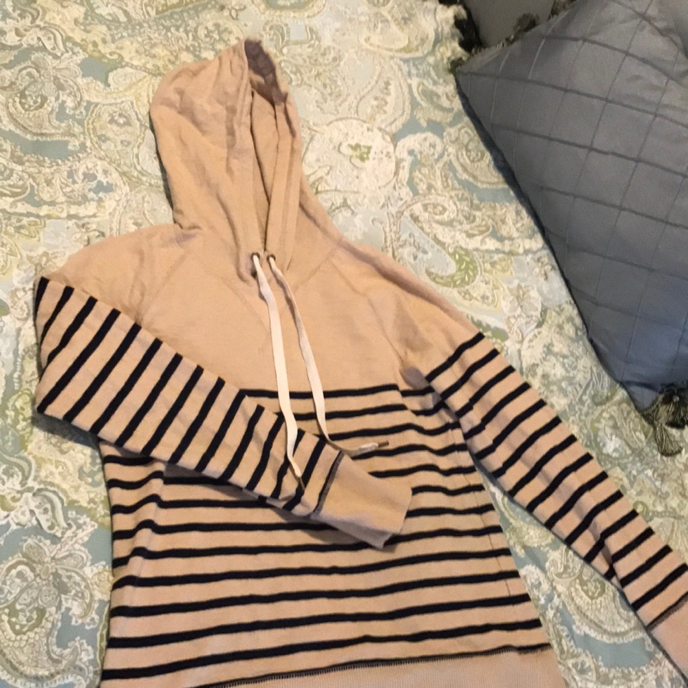 J. Crew striped hoodie